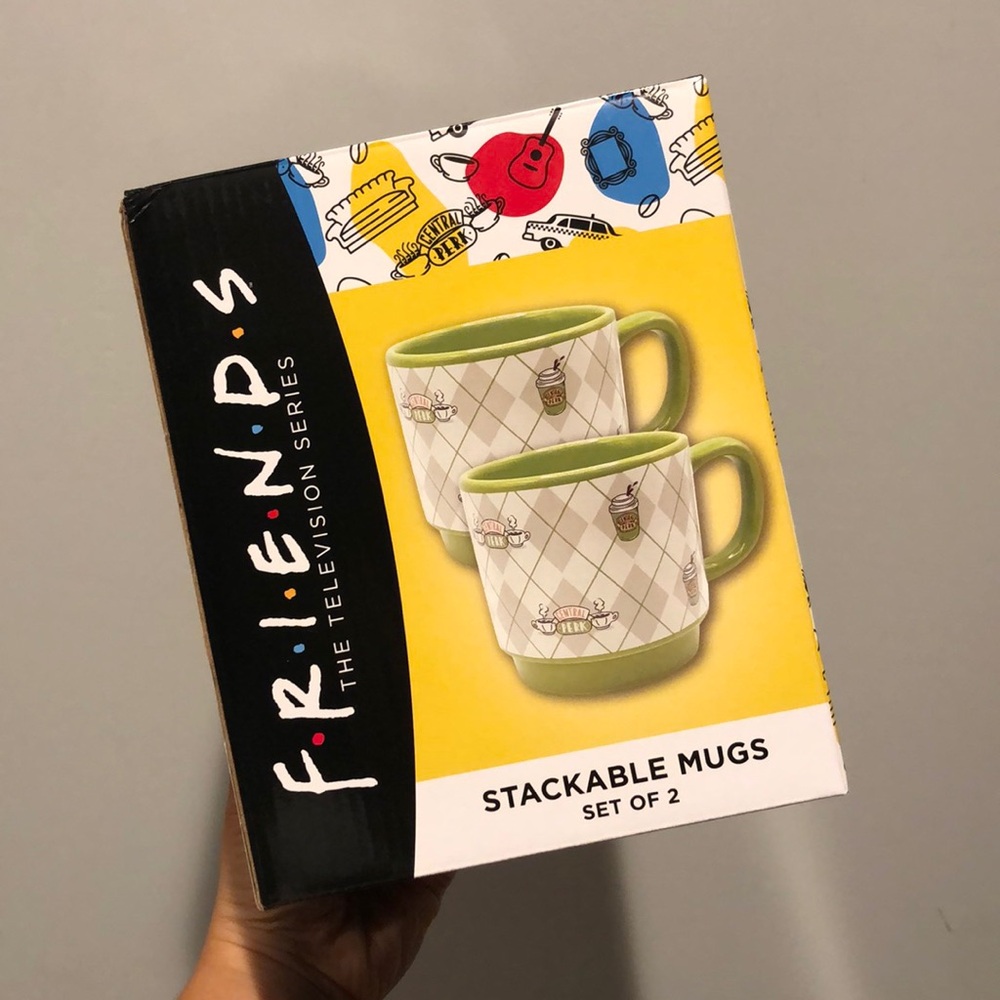 Culturefly Friends Stackable Mugs Set of 2